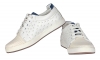 white leather sneaker